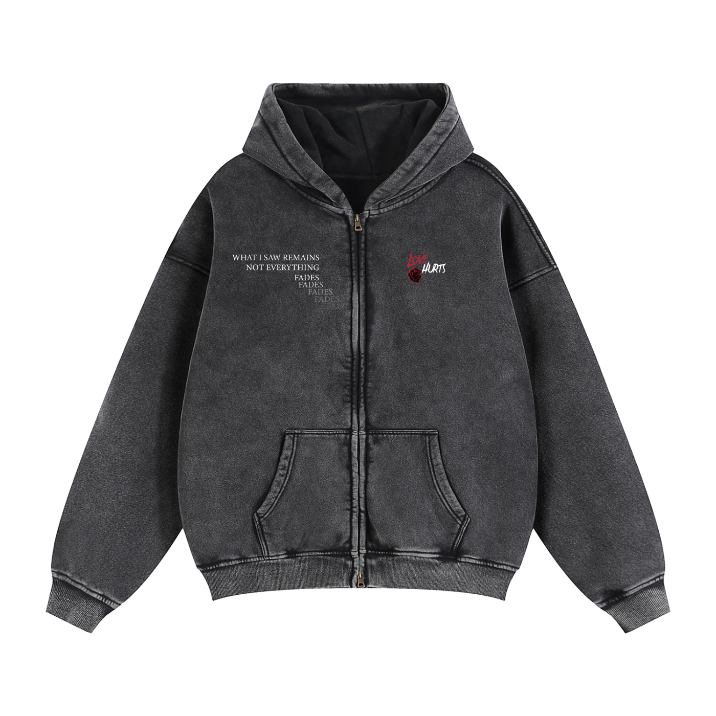 Smokers Paradise Zip Fleece Hoodie