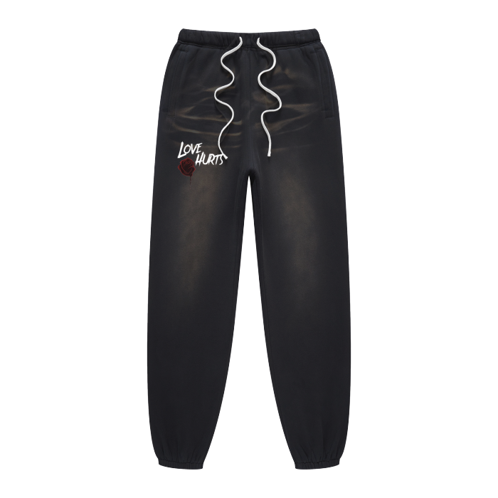 Love Hurts “Prideful” Unisex Monkey Washed Dyed Fleece Joggers